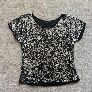 Express Sequin top